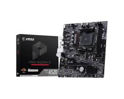 MSI MSI A520M-S pagrindinė plokštė (A520, AM4, mATX, DDR4)