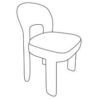 Dan-Form Valgomojo kėdė SPLENDOR pilka (Slate Grey)