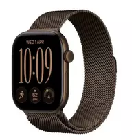 Watch Series 12 GPS+Cellular 46mm Dark Bronze Aluminium Case with Dark Bronze Milanese Loop M/L