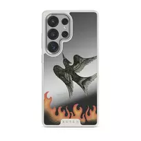 Fire Is Catching - Samsung Galaxy S25 Ultra Case, Elite Mirror Light (Magnetic) / Silver