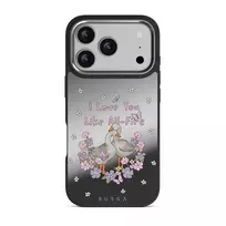 All-Fire - iPhone 17 Pro Case, Elite Mirror Dark (MagSafe) / Silver
