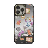 My Only Sweetheart - iPhone 16 Pro Max Case, Elite Mirror Dark (MagSafe) / Gold