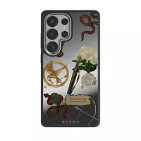 Last Advice - Samsung Galaxy S25 Ultra Case, Elite Mirror Dark (Magnetic) / Silver