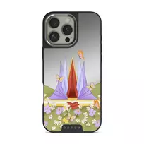 Sunrise - iPhone 16 Pro Max Case, Elite Mirror Dark (MagSafe) / Silver