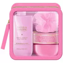 „Baylis & Harding“ jojobos, vanilės ir migdolų aliejaus dušo priemonių dovanų rinkinys – dovanų rinkinys maišelyje (3 vnt.)