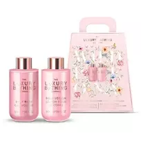 „Grace Cole Peony & Peach Mini Duo“ (Pionė, Persikas ir Avietė) – Dovanų mini kūno priežiūros rinkinys (2 vnt.)