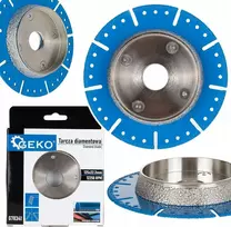 „Geko“ deimantinis diskas PVC vamzdžių pjovimui ir nuožulninimui, 125 mm (50)