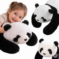 Sensorinis pasunkintas pliušinis meškiukas „Panda“ – 2,5 kg WOOPIE