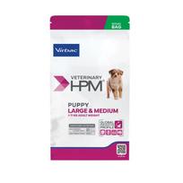 Virbac HPM Puppy Dog Large & Medium sausas pašaras šuniukams, 12 kg