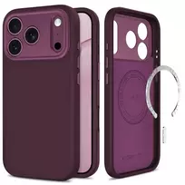 TECH-PROTECT UNIQ MagSafe permatomas dėklas iPhone 17 Pro Max / 18 Pro Max - Dark Cherry