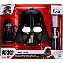 Star Wars žaislų rinkinys G0308, 15cm figūra, šviesos kardas, Darth Vader kaukė, 3-6 metai