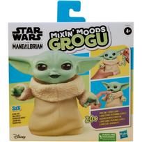 Star Wars figūrėlė Mixin Moods Grogu F6864, 12 cm, 4 vnt., sąnariai, keičiama veido išraiška