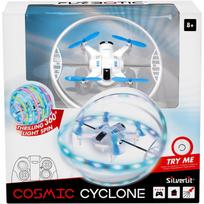 Flybotic dronas Cosmic Cyclone 84828, 4 kanalai, 2.4 GHz, LED besisukantis žiedas, 7 LED raštai, auto-hover, USB įkrovimas, 6 pak.