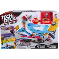 Tech Deck pirštų riedlentės žaidimų rinkinys 6076376, 93cm, 33cm, Free Riders Extreme, su varikliu, 7 triukai