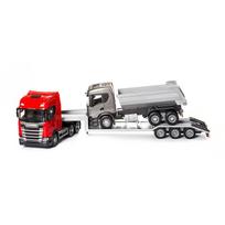 Emek Scania S krautuvas su savivartis 30615E, 1:25, 99cm, 68cm, 31cm, nulenkiami rampa, atramos, hidraulinis vertimas