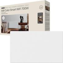 Mill skydinis šildytuvas COLOR700WIFI4, 700 W, 9-12 m², IPX4, matinis baltas, WiFi programėlė, dažomas priekis