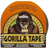 Gorilla izoliacinė juosta 3044011, 47.7mm x 32m, juoda, atspari oro sąlygoms, vandeniui, UV, dvigubo storio, plėšiama rankomis