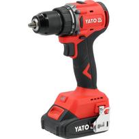 Yato Belaidis bešepetėlis gręžtuvas-atsuktuvas YT-827680, 18V, 60Nm, 2.0Ah, 13mm, 2 greičiai, įkrovimo indikatorius