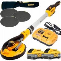 Dewalt Gipso šlifuoklis DCE800XW2-QW, 18V, 225mm, be šepetėlių, 2x8Ah, įkroviklis, AIRLOCK, kintamas greitis