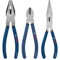 Bosch replių rinkinys 1600A03DN3, 3 vnt, chromo-vanadžio plienas, kombinuotos replės, įstrižinės replės