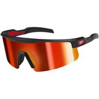 Milwaukee Apsauginiai akiniai 4932500723, 1 vnt, juodas rėmelis, nuo įbrėžimų, Sunburst veidrodis, UKCA, ergonomiškas