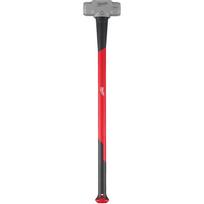 Milwaukee kūjis 4932500735, 3.6kg, 8lb, plokščia galva, stiklo pluošto rankena, SECURE STRIKE, SHOCKSHIELD, ergonomiškas