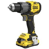 Stanley bešepetėlinis smūginis gręžtuvas SFMCD726M2T-QW, 18V, 80Nm, 13mm, 2x18V 4.0Ah, 2x18V 2.0Ah, ergonomiškas, LED apšvietimas