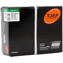 Tjep vinys 834390, 3.1x90mm, 34°, žiedinis kotas, blizgus, 3000 vnt, plienas, D-galva, pirmoji fiksacija, vidaus