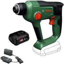 Bosch akumuliatorinis perforatorius PBH 18V-14 06039E6003, 18 V, 2,5 Ah, SDS-plus, 1,4 J, 14 mm betonui, 14 mm medienai