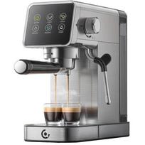 Amzchef stūmoklinis espreso kavos aparatas CE-AZ-EM1507-SV, 20 bar, 51 mm, 1350 W, 1,2 L, jutiklinis ekranas, garų purkštukas