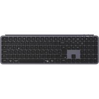 Keychron klaviatūra B6 Pro B6P-K1-DE, pilno dydžių, vokiečių išdėstymas, pilka/juoda, 2,4 GHz, Bluetooth 5.2, USB, ZMK, 800 mAh