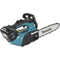 Makita akumuliatorinis grandininis pjūklas su viršutine rankena DUC258Z01, 18V, 24m/s, 25cm, 140ml, 1,8kg, bešepetėlis variklis