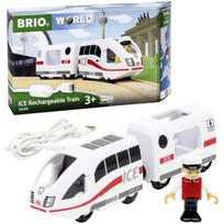 Brio žaislinis traukinys 63608800, 3 metai ir vyresni, su baterija, ICE traukinys, UKCA