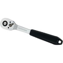Facom reketas JL.151, 3/8", 210mm, 72 dantukai, 5° kampas, plona kriaušės formos galva, ergonomiška rankena, satino apdaila