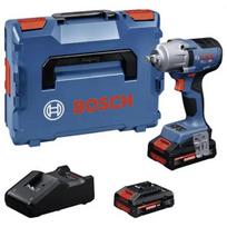 Bosch Professional GDS18V-450H 06019K4202 Belaidis smūginis suktuvas 18V, 450Nm, 3150 1/min, 1/2 colio, 2 baterijos, įkroviklis