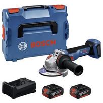 Bosch Belaidis kampinis šlifuoklis GWS 18V-11 06019N4104, 18 V, 2x 5.0 Ah, 125 mm, 9000 aps/min, M14, įkroviklis, L-BOXX