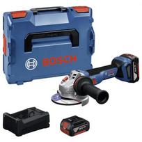 Bosch Professional GWS 18V-11 S 06019N4005 Belaidis kampinis šlifuoklis, 18 V, 2x 5.0 Ah, 125 mm, 3000-9000 aps/min, M14