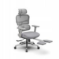 Ergonominė biuro kėdė su pakoju Spacetronik 136 kg, pilka