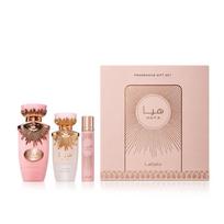 Lattafa Haya EDP 100 ml + EDP MINI 12 ml + Hair Mist 50 ml – rinkinys moterims