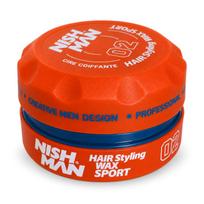 NISH MAN Hair Styling Wax Sport No.02 150 ml