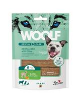 Woolf Dental Bars Lamb Pumpkin 108g Avienos ir moliūgo skanėstas šunims – sausas dantų priežiūros skanėstas