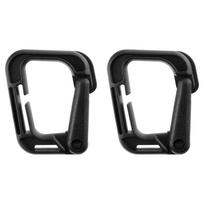 Badger Outdoor CAR-08 Black Karabinas, 2 vnt.