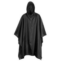 Badger Outdoor Rain Poncho Ripstop Black Lietaus pončas