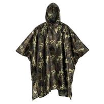 Badger Outdoor Rain Poncho Ripstop Woodland Lietaus pončas