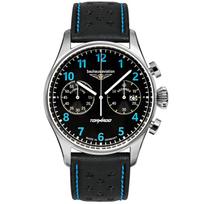 Bauhaus Aviation Tornado Quartz 27703 Black/Blue Rankinis laikrodis