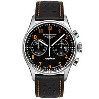 Bauhaus Aviation Tornado Quartz 27705 Black/Orange Rankinis laikrodis