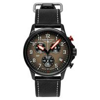 Bauhaus Aviation Quartz 28861 Black Rankinis laikrodis