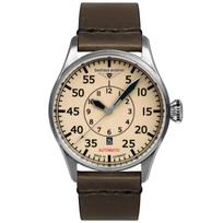 Bauhaus Aviation Automatic 27565 Beige Rankinis laikrodis