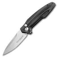 Boker Magnum Final Flick Out Black Auto Sulankstomas peilis