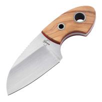 Boker Plus Gnome D2 Olive Wood Brown Peilis fiksuota geležte